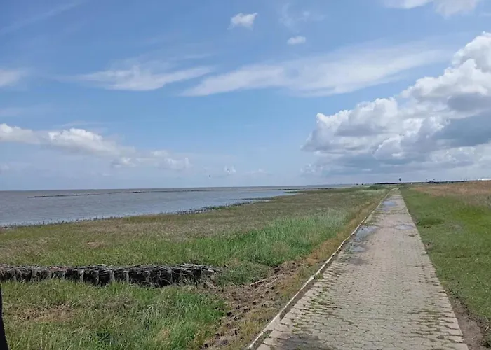 Doppelhaushaelfte In Casa de Férias Dornumersiel